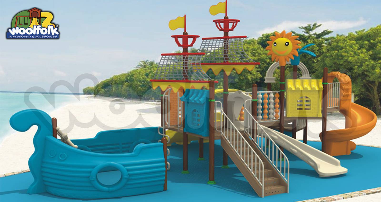 Juego Infantil para exteriores, tipo temático. Modelo: PS007