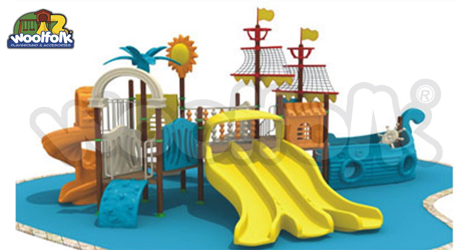 Juego Infantil para exteriores, tipo temático. Modelo: PS007