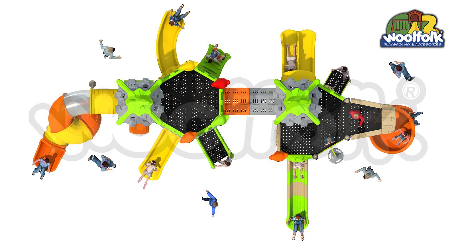 Juego Infantil para exteriores, tipo temático. Modelo: FA004