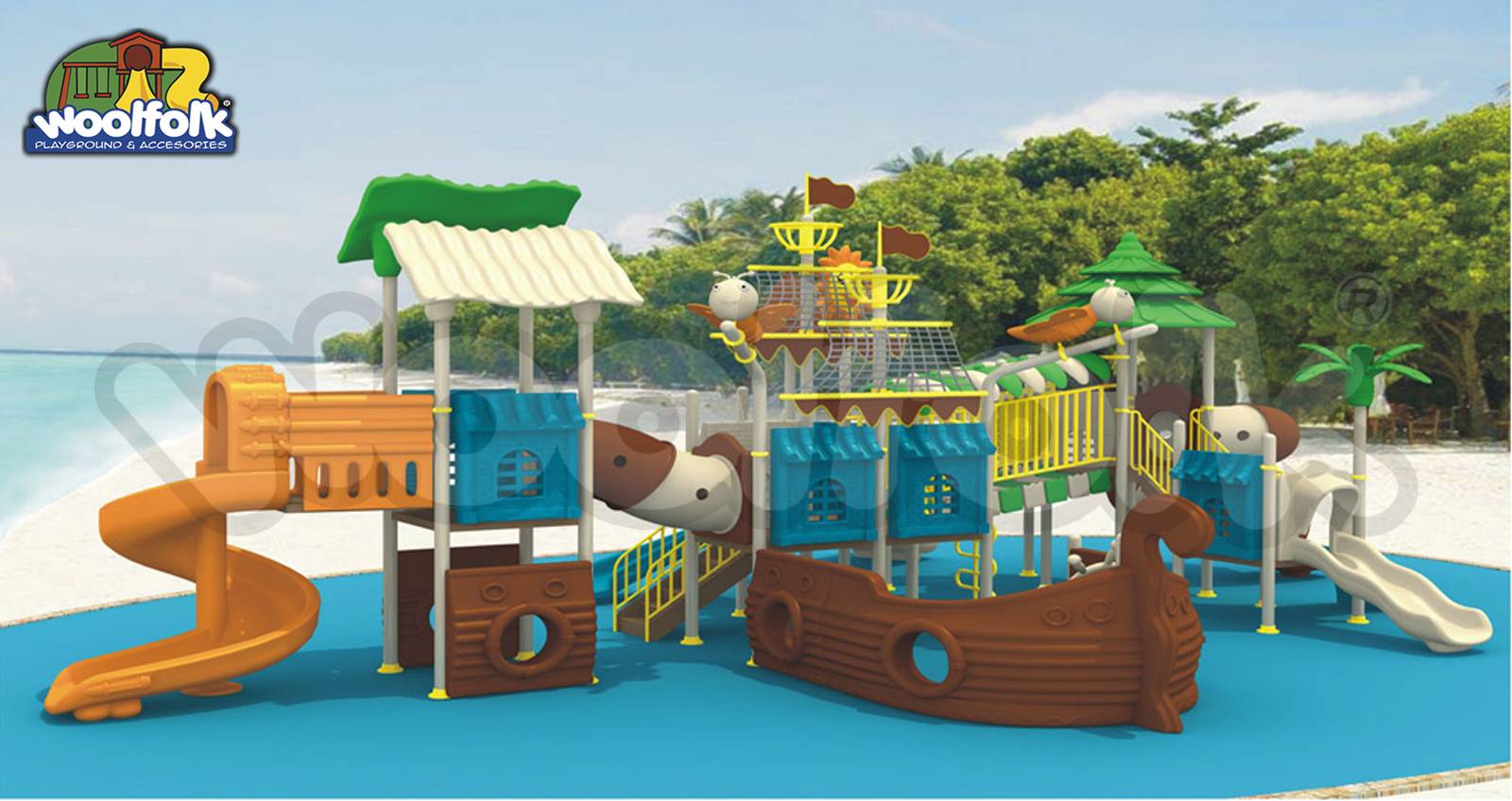 Juego Infantil para exteriores, tipo temático. Modelo: PS004