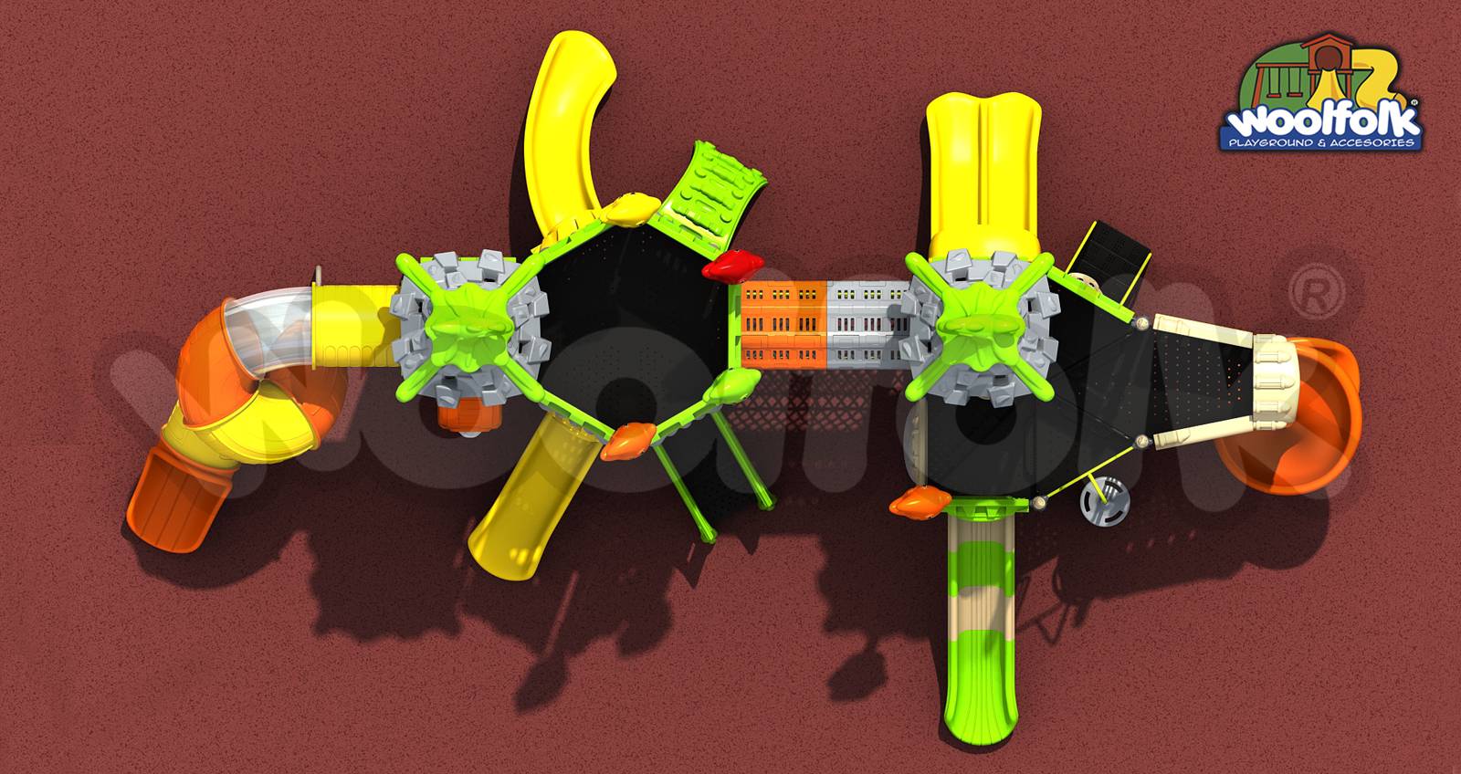 Juego Infantil para exteriores, tipo temático. Modelo: FA004