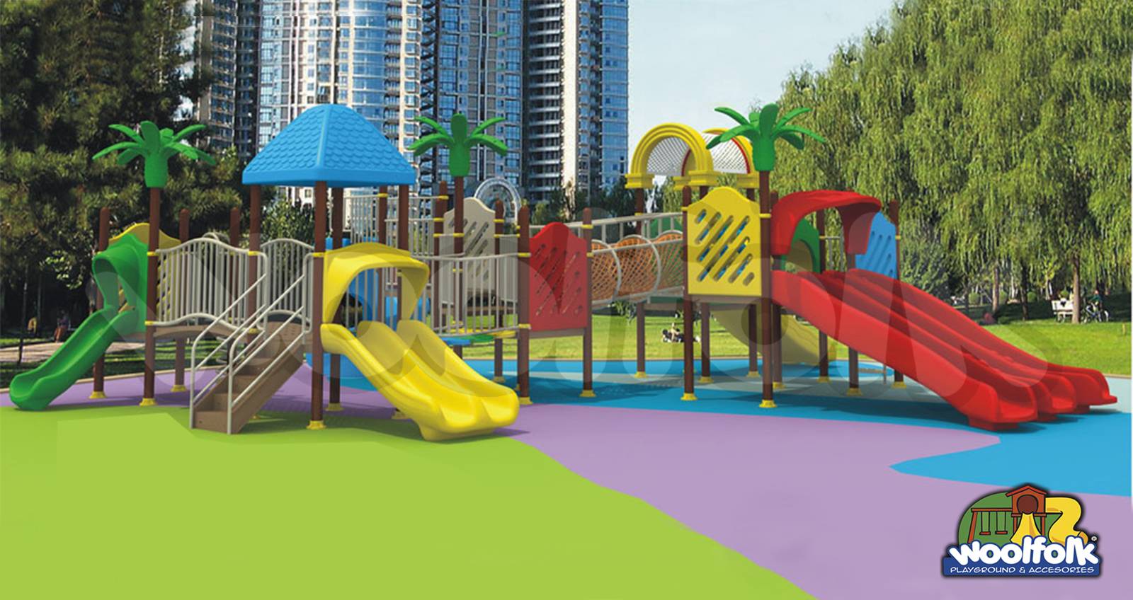 Juego Infantil para exteriores, tipo temático. Modelo: GA001