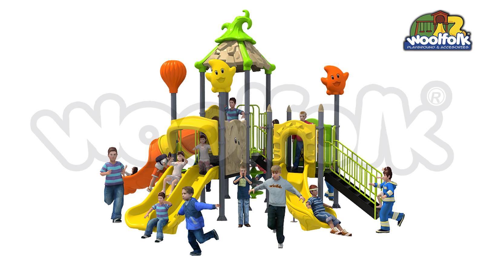 Juego Infantil para exteriores, tipo temático. Modelo: FA002