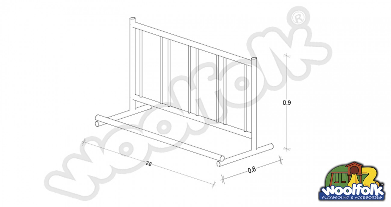 Bicicletero para Exteriores. Modelo: ACC004