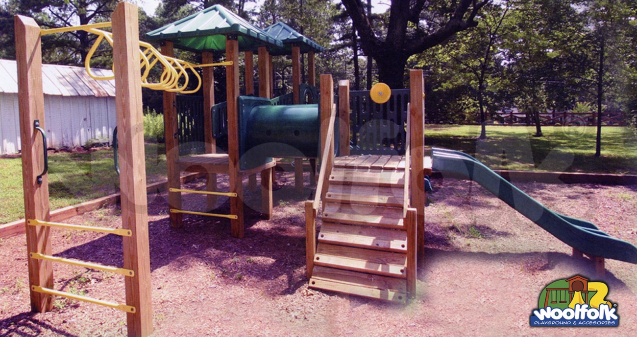 Juego Infantil de Madera de Pino Canadiense Línea Parques. Modelo: WDM059