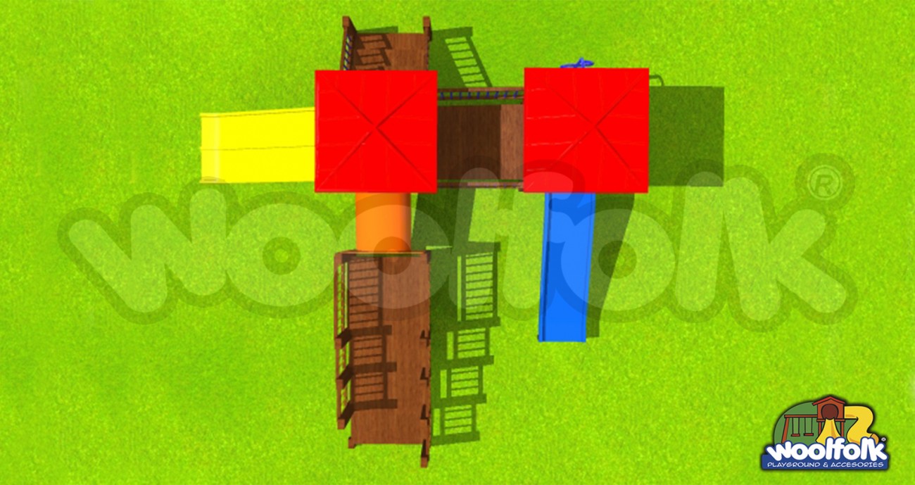 Juego Infantil de Madera de Pino Canadiense. Modelo: WDM056E