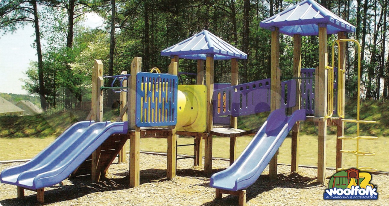 Juego Infantil de Madera de Pino Canadiense Línea Parques. Modelo: WDM054