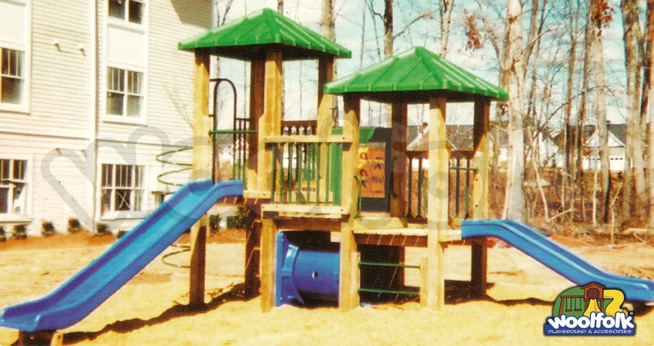 Juego Infantil de Madera de Pino Canadiense Línea Parques. Modelo: WDM057