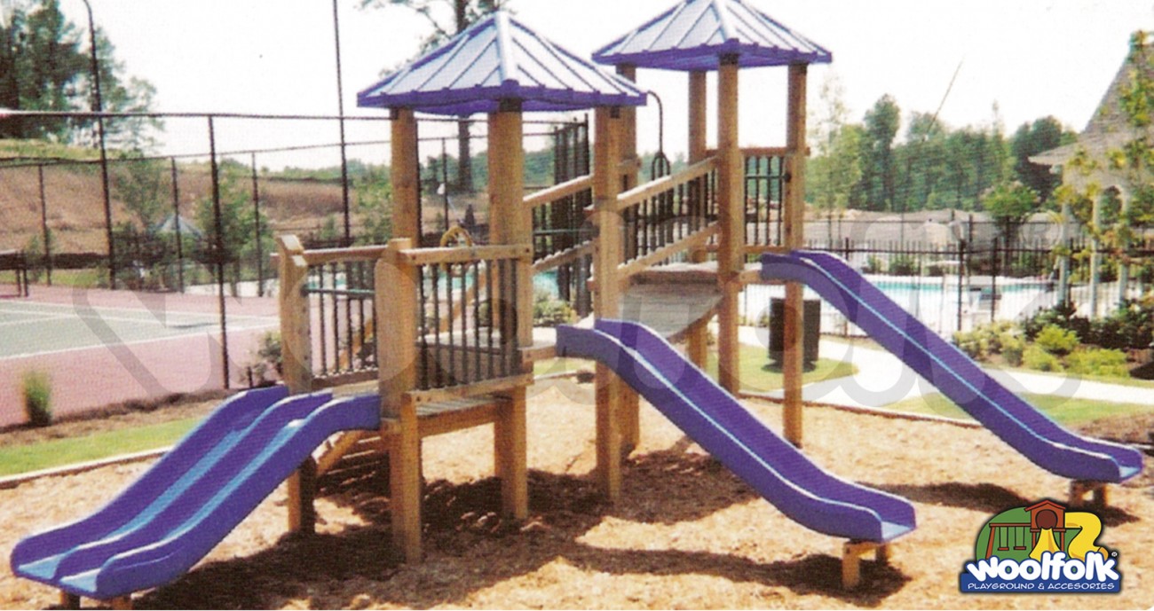 Juego Infantil de Madera de Pino Canadiense Línea Parques. Modelo: WDM055