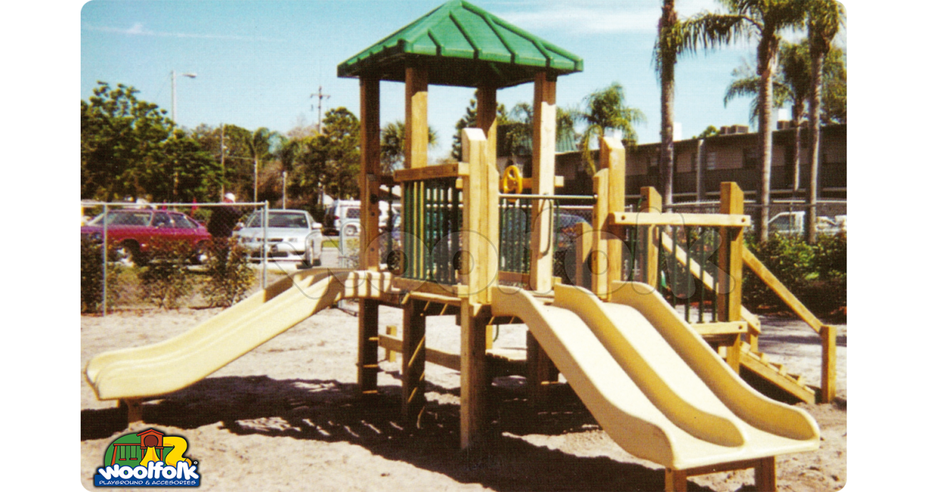 Juego Infantil de Madera de Pino Canadiense Línea Parques. Modelo: WDM058