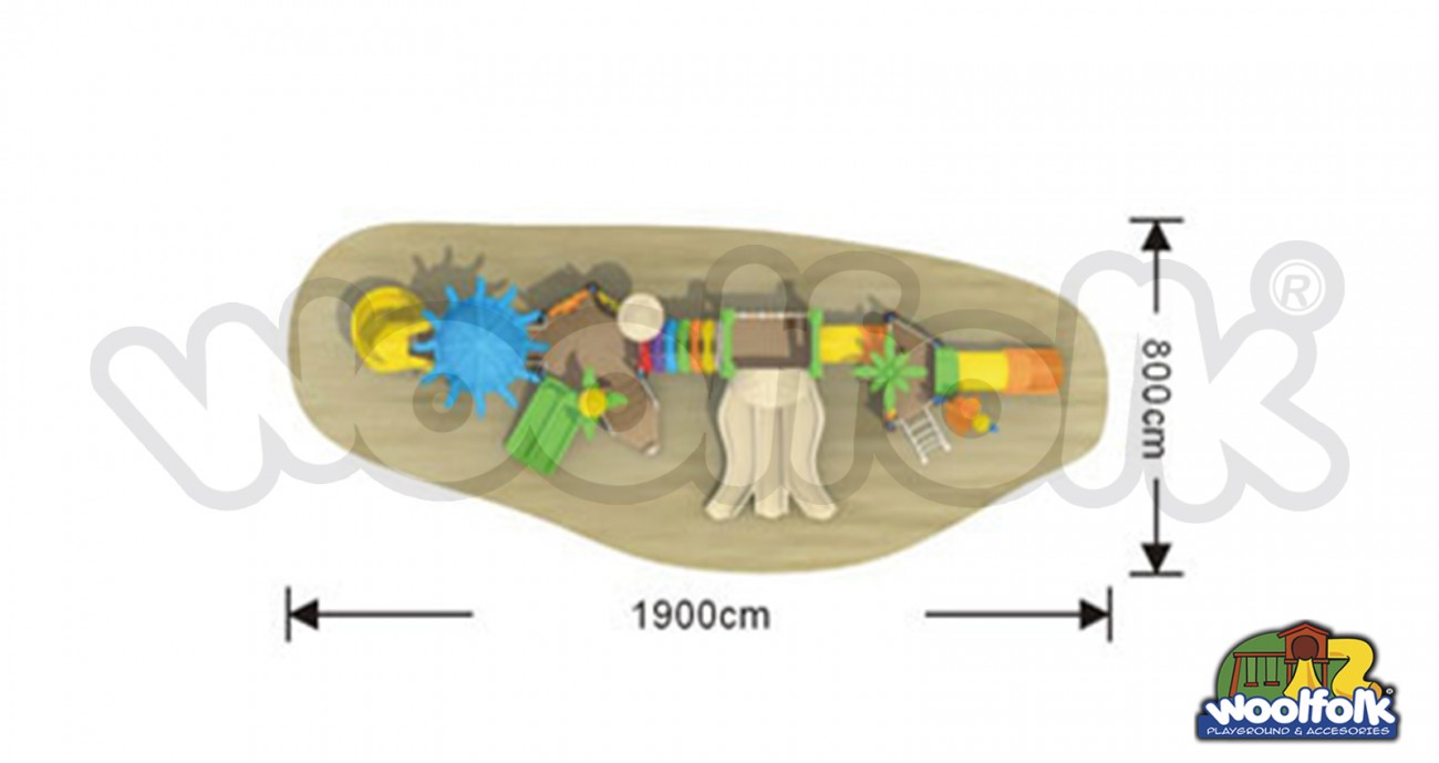Juego Infantil para exteriores, tipo temático. Modelo: ZO003