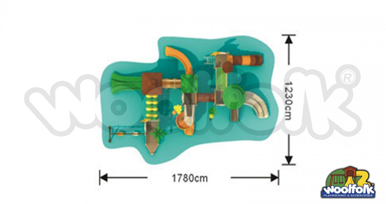 Juego Infantil para exteriores, tipo temático. Modelo: FO008