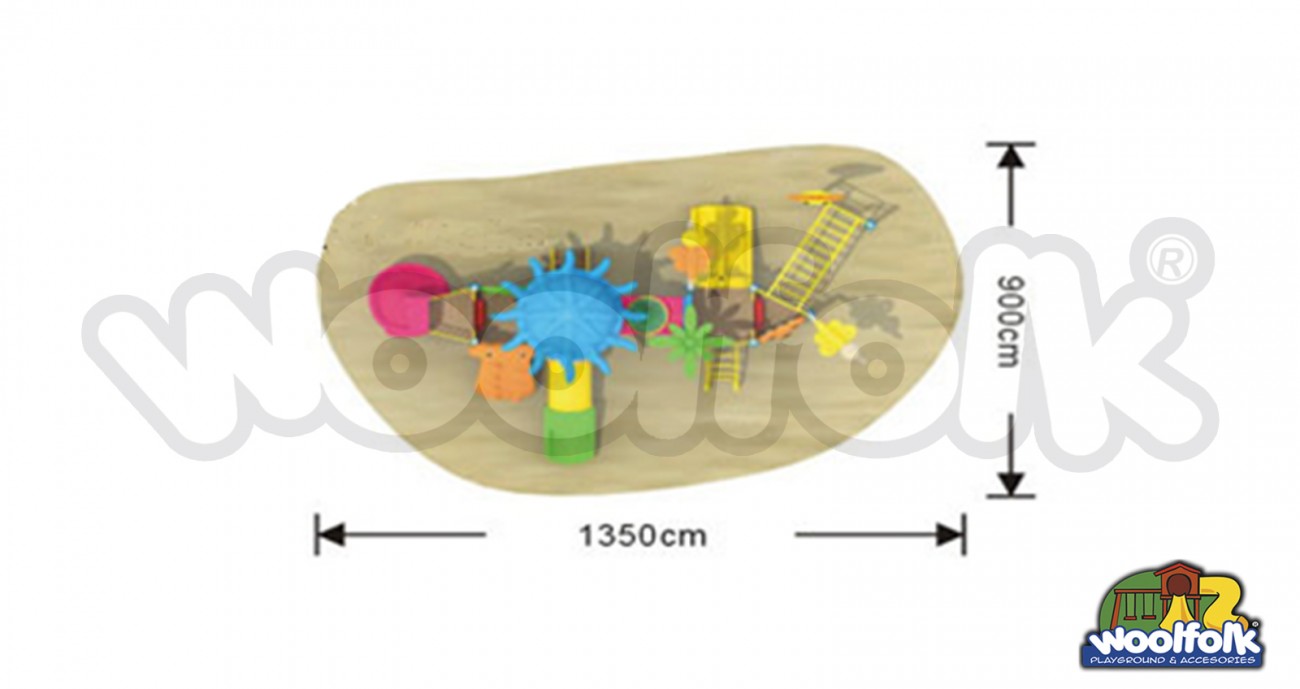 Juego Infantil para exteriores, tipo temático. Modelo: ZO004
