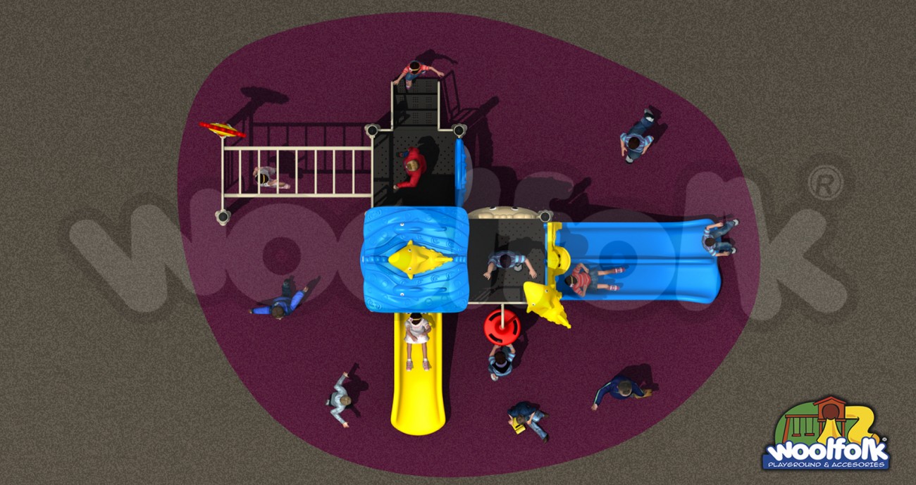 Juego Infantil para exteriores, tipo temático. Modelo: ZO018