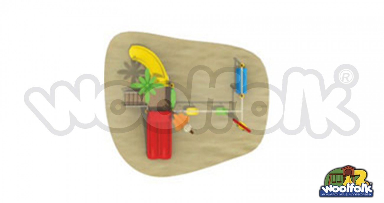 Juego Infantil para exteriores, tipo temático. Modelo: ZO011