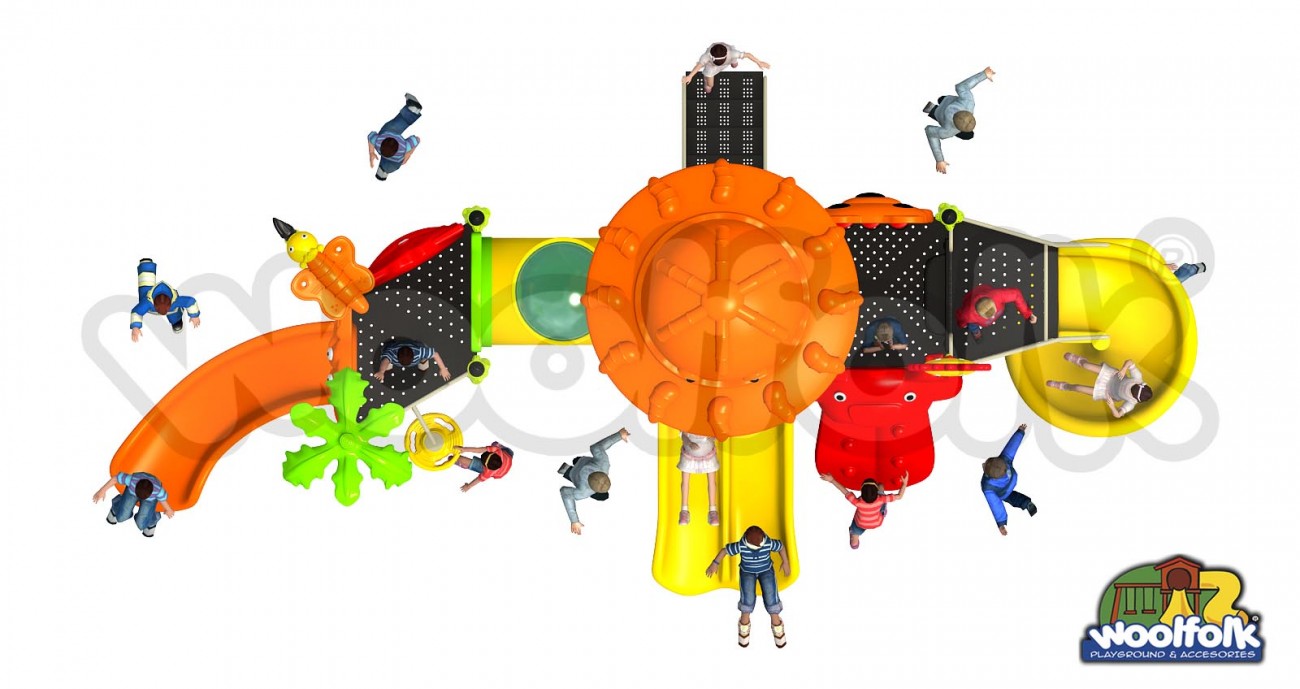 Juego Infantil para exteriores, tipo temático. Modelo: ZO024