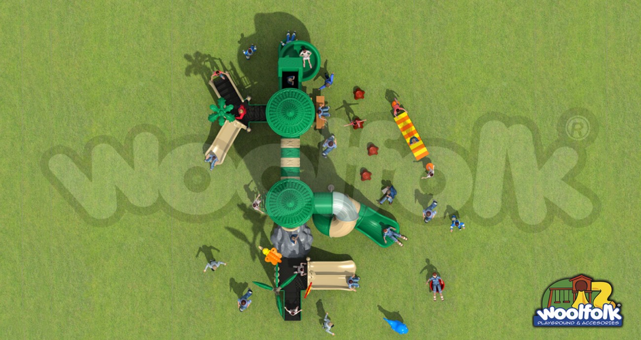 Juego Infantil para exteriores, tipo temático. Modelo: GA016