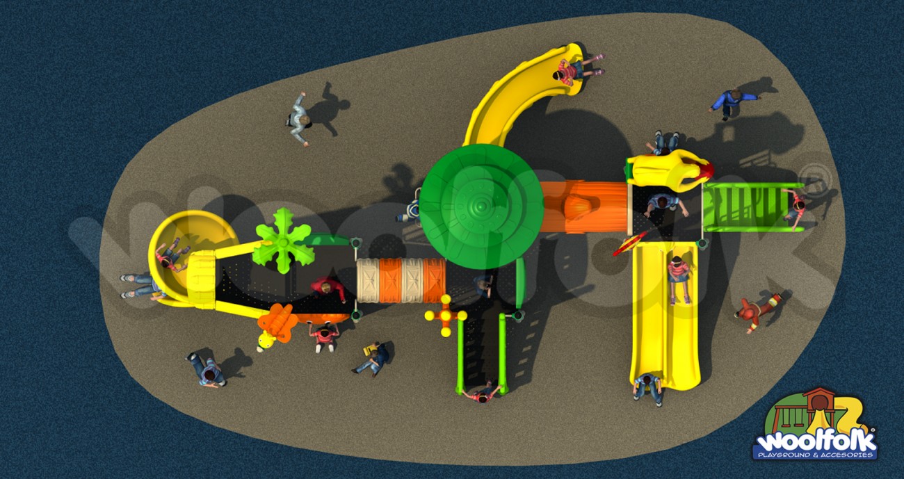 Juego Infantil para exteriores, tipo temático. Modelo: NA019