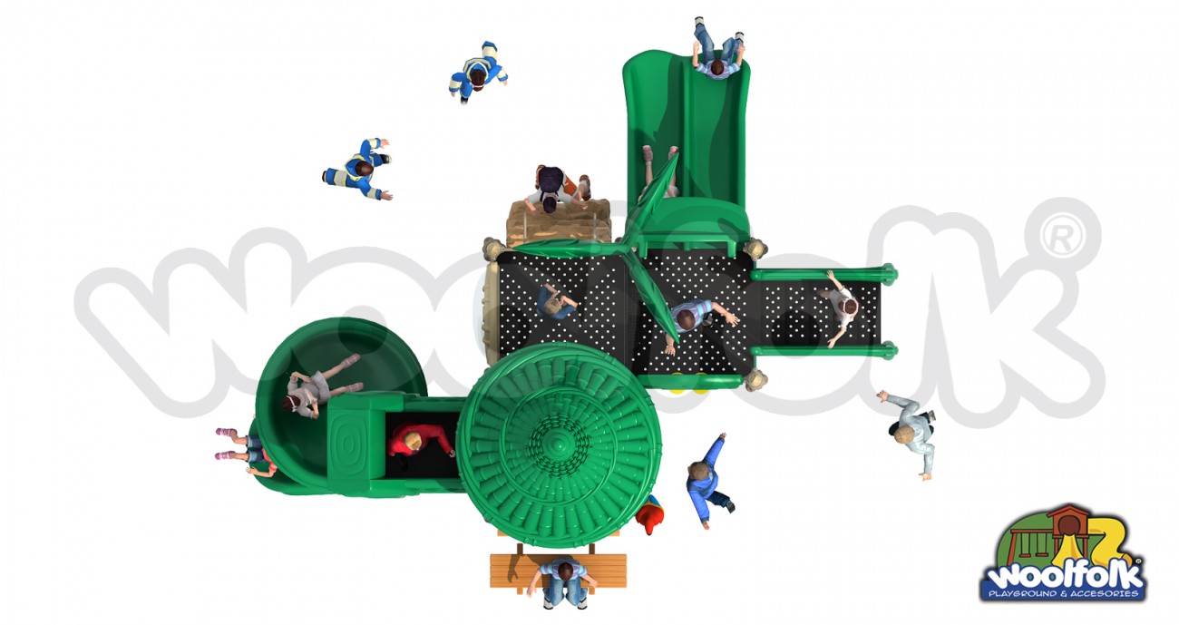 Juego Infantil para exteriores, tipo temático. Modelo: GA012