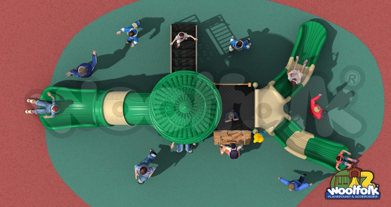 Juego Infantil para exteriores, tipo temático. Modelo: GA011