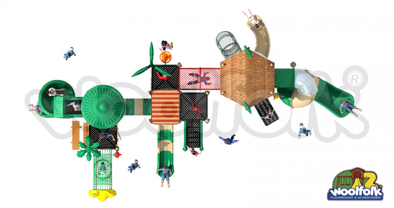 Juego Infantil para exteriores, tipo temático. Modelo: GA017