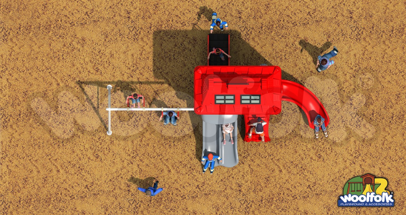 Juego Infantil para exteriores, tipo temático. Modelo: BM011