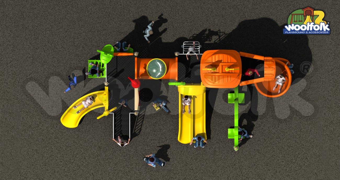 Juego Infantil para exteriores, tipo temático. Modelo: SP003