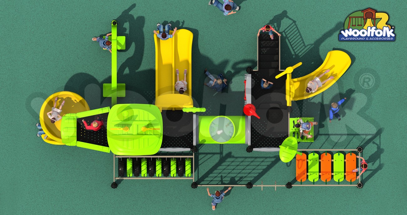 Juego Infantil para exteriores, tipo temático. Modelo: SP009