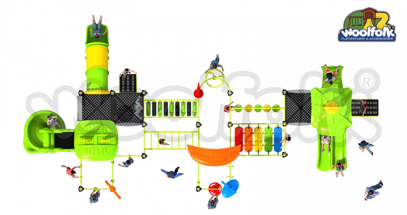 Juego Infantil para exteriores, tipo temático. Modelo: SP011