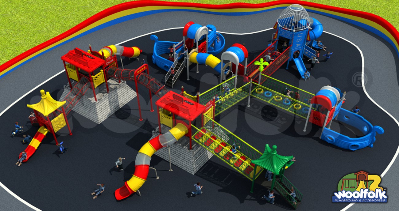 Juego Infantil para exteriores, tipo temático. Modelo: OW001