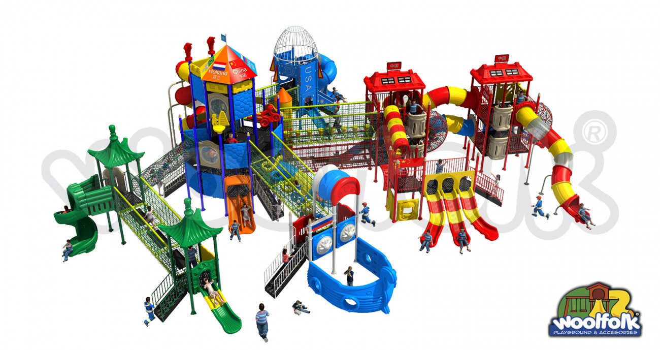 Juego Infantil para exteriores, tipo temático. Modelo: OW004