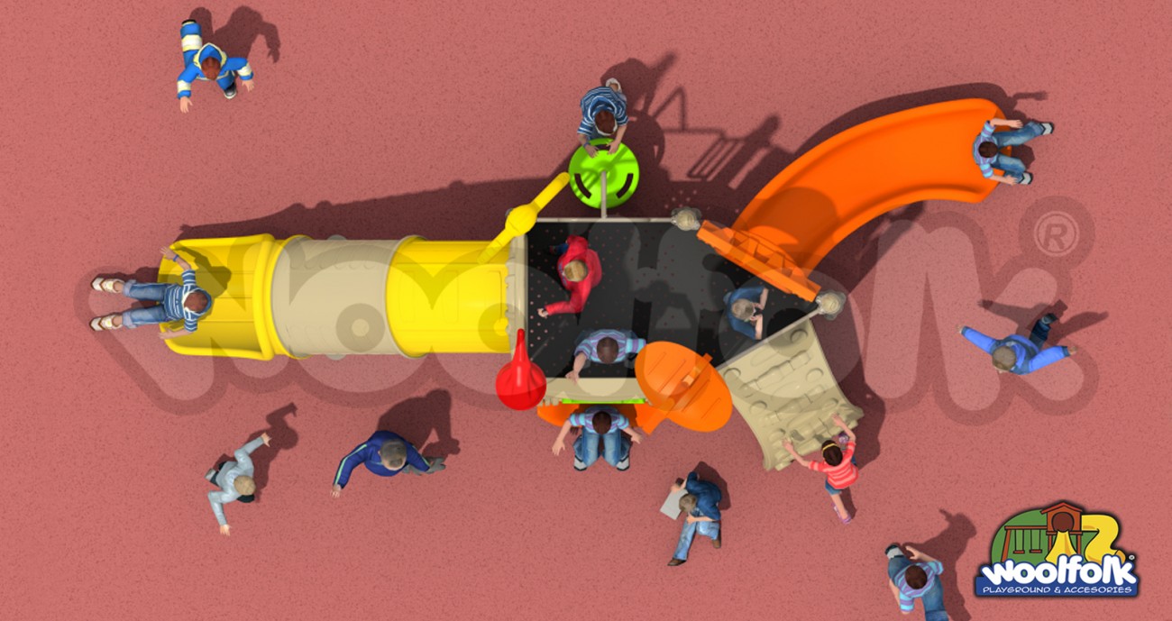 Juego Infantil para exteriores, tipo temático. Modelo: SP007