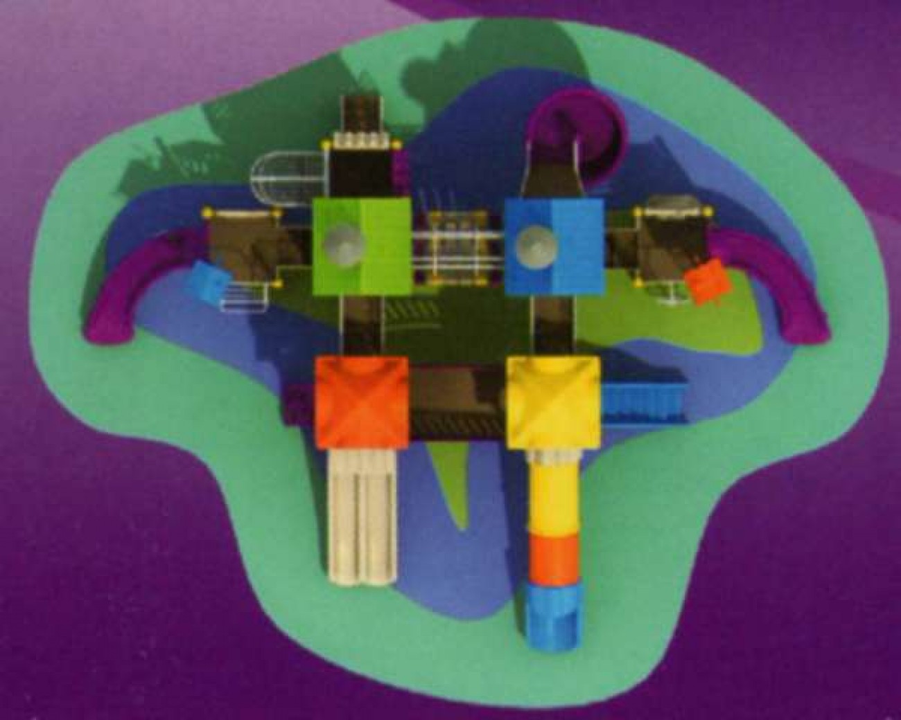 Juego Infantil para exteriores, tipo temático. Modelo: VR006