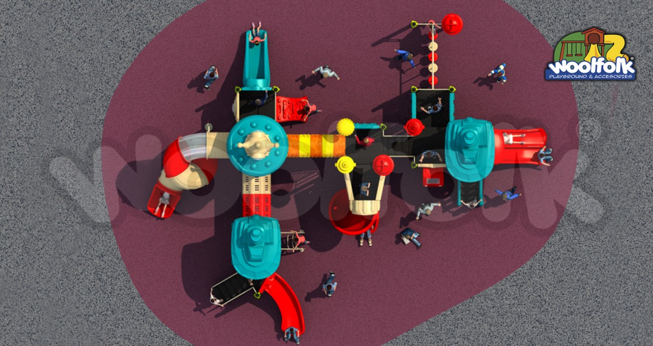 Juego Infantil para exteriores, tipo temático. Modelo: SS009