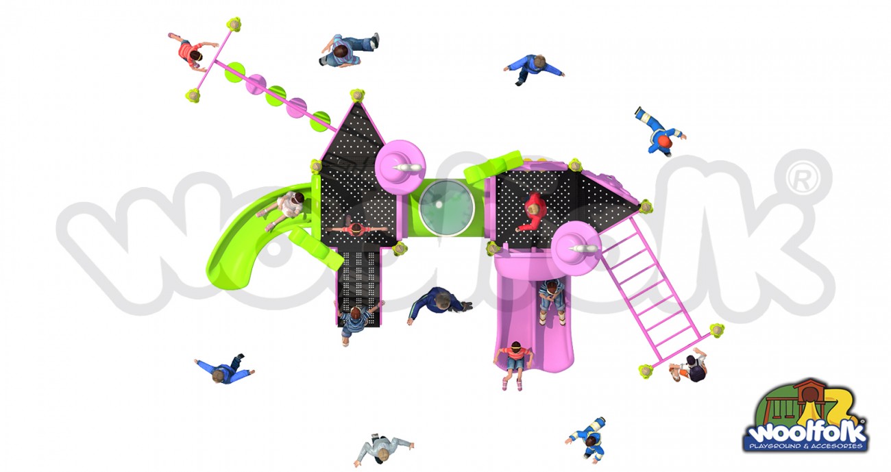 Juego Infantil para exteriores, tipo temático. Modelo: MU001