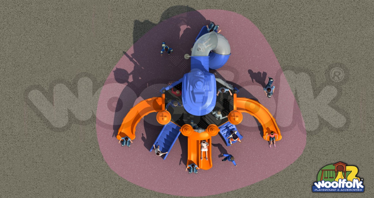 Juego Infantil para exteriores, tipo temático. Modelo: SS007