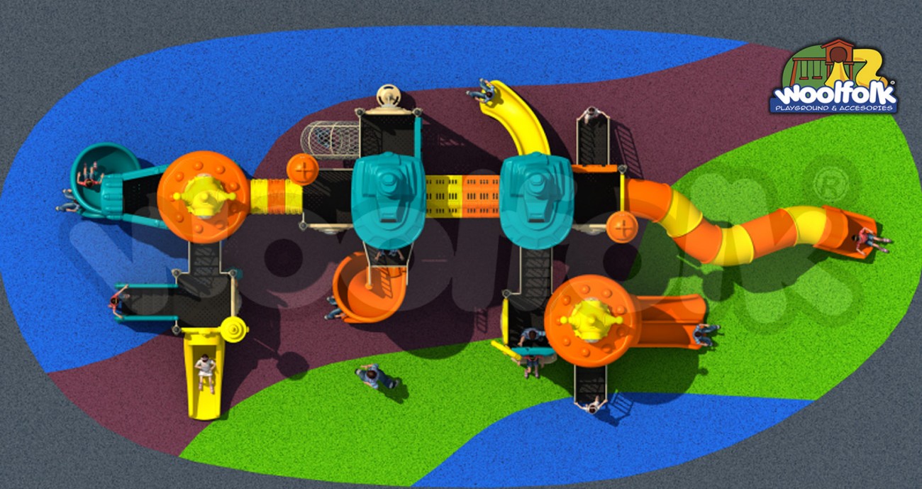 Juego Infantil para exteriores, tipo temático. Modelo: SS010