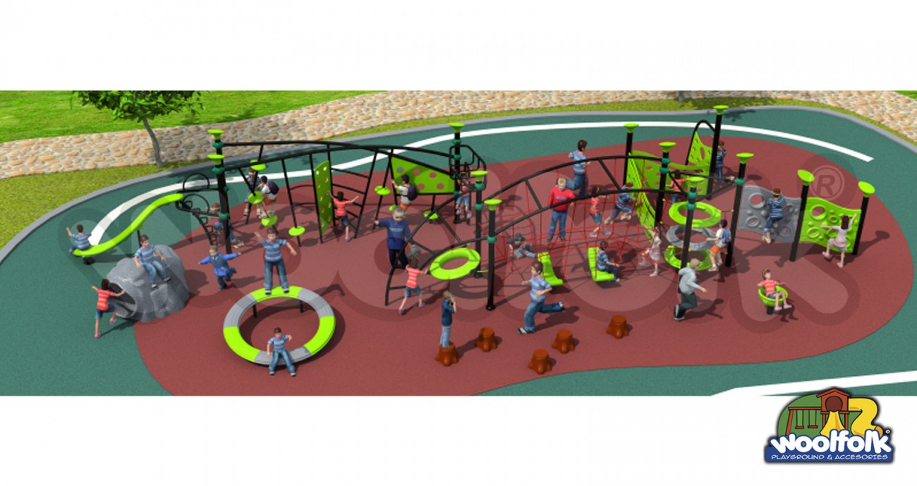 Juego Infantil para exteriores, tipo extremo. Modelo: FE032