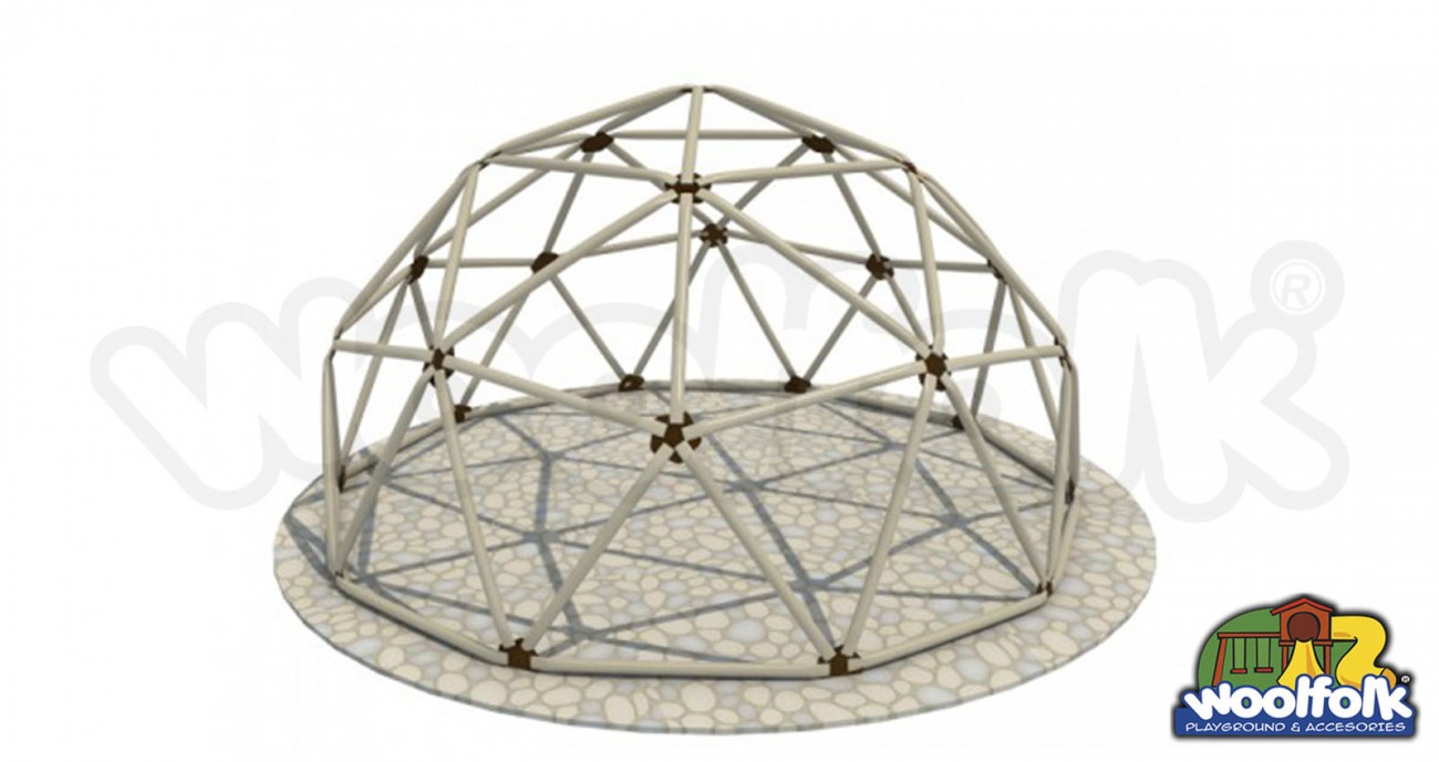 Juego Infantil para exteriores Línea Escalables Domo Metálico pequeño con estructura de acero galvanizado. Modelo: CME024-ch