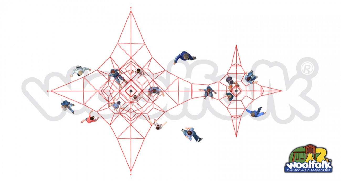 Juego Infantil para exteriores, tipo extremo. Modelo: RO007-102