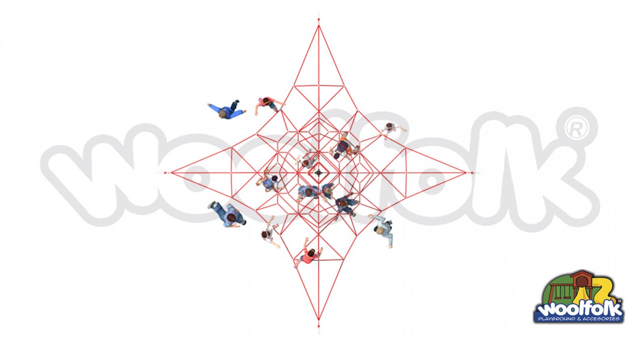 Juego Infantil para exteriores, tipo extremo. Modelo: RO007-58