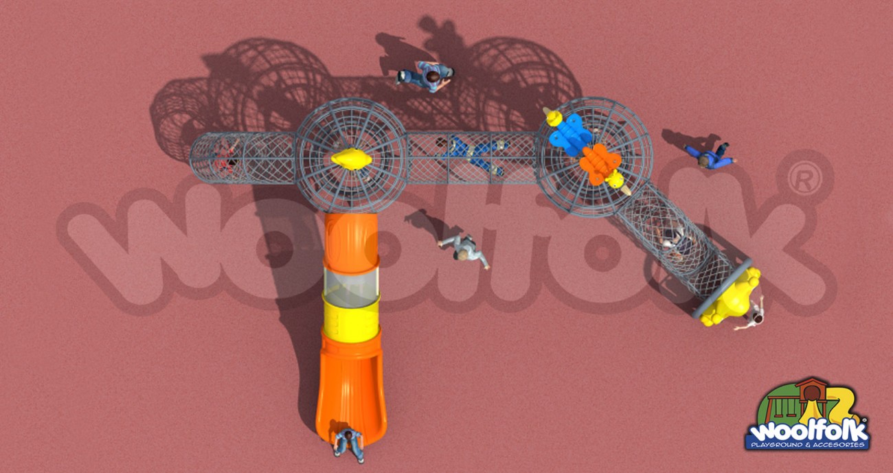 Juego Infantil para exteriores, tipo extremo. Modelo: RO021