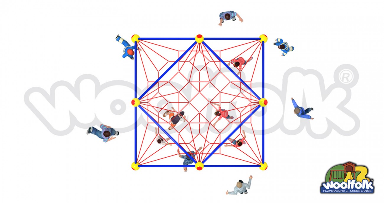 Juego Infantil para exteriores, tipo extremo. Modelo: RO012