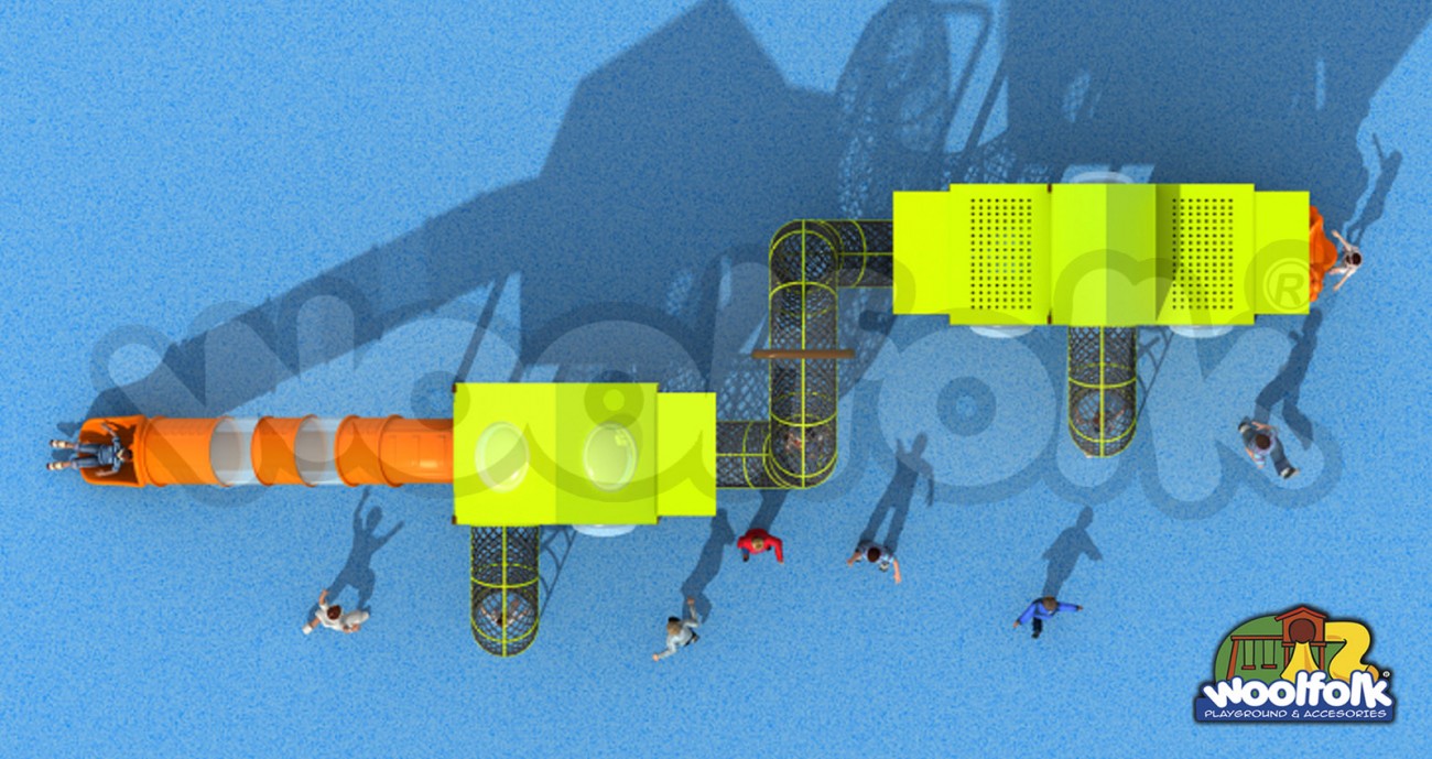 Juego Infantil para exteriores, tipo extremo. Modelo: RO025