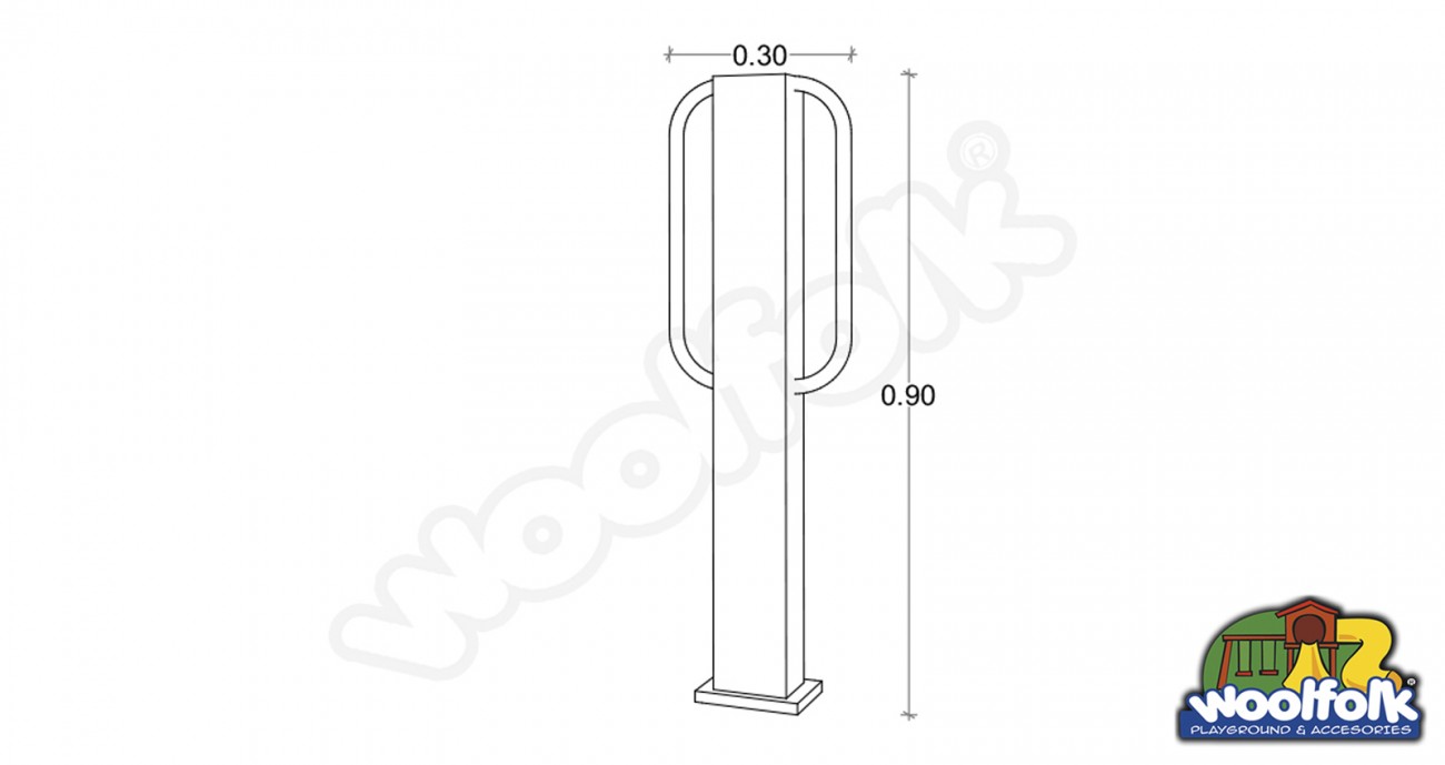 Bicicletero para Exteriores. Modelo: ACC007-c