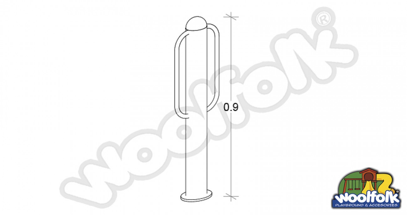 Bicicletero para Exteriores. Modelo: ACC007-r