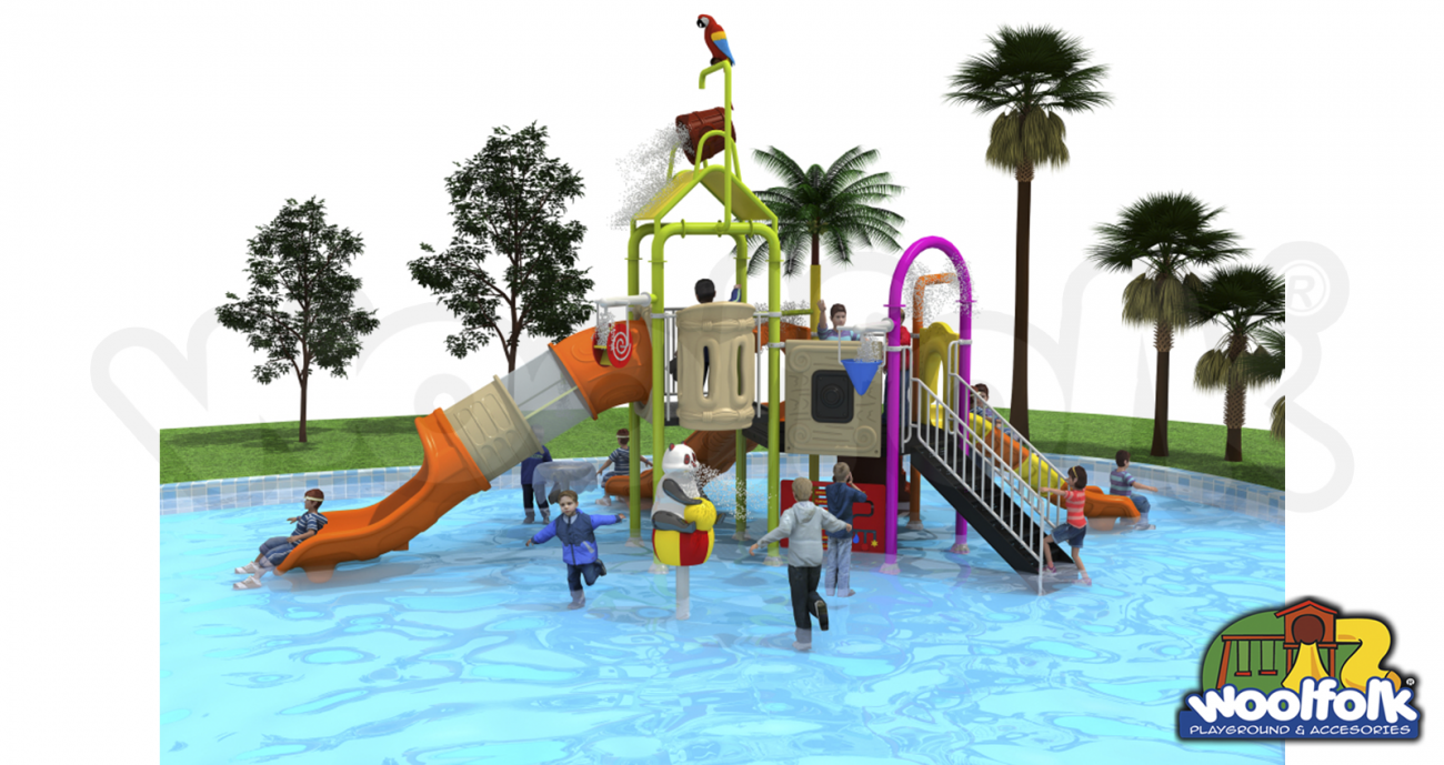 Juego Infantil acuático para parques y chapoteaderos. Modelo: WP015