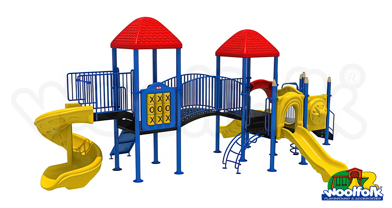 Juego Infantil metálico para exteriores. Modelo: MET113