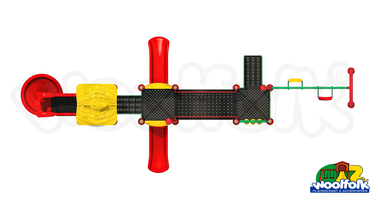 Juego Infantil para exteriores, tipo temático. Modelo: ZO042