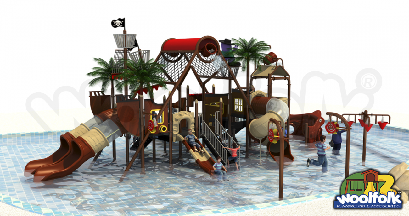 Juego Infantil acuático para parques y chapoteaderos. Modelo: WP010